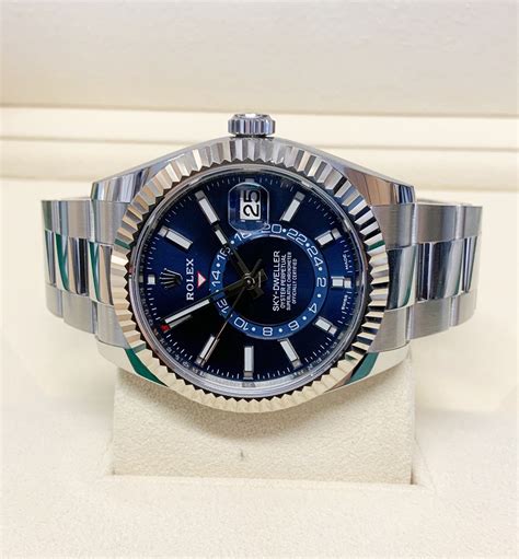 fully working rolex sky dweller|rolex sky dweller blue.